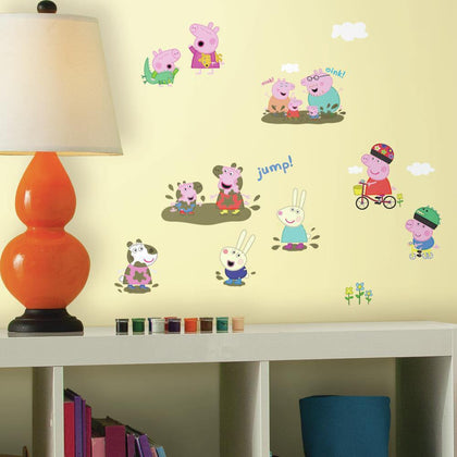 Peppa Pig Peel & Stick Wall Decals - EonShoppee