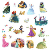 DISNEY PRINCESS DREAM BIG WALL DECALS 22 Cinderella Rapunzel Belle Stickers NEW - EonShoppee
