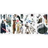 Star Wars Peel And Stick Wall Decals Movie Characters Stickers - EonShoppee