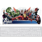 Marvel Avengers Assemble Headboard Giant Wall Decal with Alphabet - EonShoppee