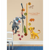 The Lion King Rafiki Peel & Stick Giant Growth Chart Wall Decal - EonShoppee