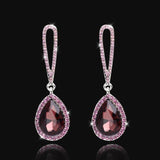 Stylish Rhinestone Crystal Fashion Jewelry Evening Dress Earrings - EonShoppee