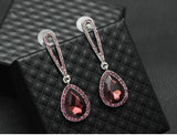 Stylish Rhinestone Crystal Fashion Jewelry Evening Dress Earrings - EonShoppee