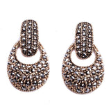 Ethnic Style Women Fashion Drop Dangle Earrings Metalic Colored Wedding Jewelry - EonShoppee