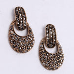 Ethnic Style Women Fashion Drop Dangle Earrings Metalic Colored Wedding Jewelry - EonShoppee
