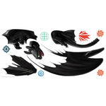 How to Train Your Dragon: The Hidden World Toothless Peel & Stick Giant Wall Decals 11 Kids Room Stickers - EonShoppee