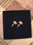 High Quality Gold Plated AAA Cubic Zircon Small Stud Earrings For Women Round Clear CZ Fashion Jewelry Earrings