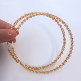 New Exaggerated Big Circle Punk Hoop Earrings For Women Gold Color Chain Clause 70 mm Statement Hoop Earrings