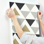 Geometric Triangle Peel & Stick Wallpaper - EonShoppee