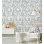 RoomMates Singed Grey Peel & Stick Wallpaper - EonShoppee