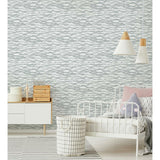RoomMates Singed Grey Peel & Stick Wallpaper - EonShoppee