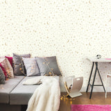 Twinkle Little Star Gold Peel & Stick Wallpaper - EonShoppee