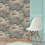 Brick Alley Peel & Stick Wallpaper - EonShoppee