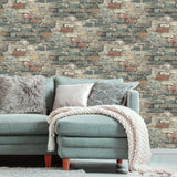 Brick Alley Peel & Stick Wallpaper - EonShoppee