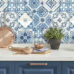 Mediterranian Tile Peel & Stick Wallpaper - EonShoppee