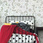 Mickey Mouse Icons Peel & Stick Wallpaper - EonShoppee