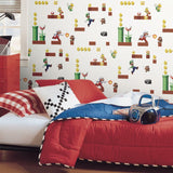 Mario Peel & Stick Wallpaper - EonShoppee