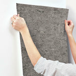 RoomMates Faux Cork Black Peel & Stick Wallpaper - EonShoppee