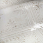 Tin Tile White Peel & Stick Wallpaper - EonShoppee