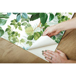 Rainforest Green Leaves Peel & Stick Wallpaper - EonShoppee