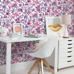Bright Watercolor Floral Peel & Stick Wallpaper - EonShoppee