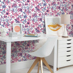 Bright Watercolor Floral Peel & Stick Wallpaper - EonShoppee