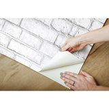 White Brick Peel & Stick Wallpaper - EonShoppee