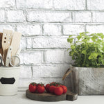 White Brick Peel & Stick Wallpaper - EonShoppee