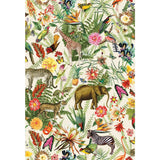 Tropical Zoo Peel & Stick Wallpaper - EonShoppee