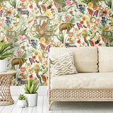 Tropical Zoo Peel & Stick Wallpaper - EonShoppee
