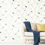 Gold Fracture Peel & Stick Wallpaper - EonShoppee