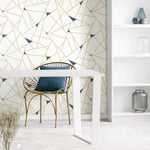 Gold Fracture Peel & Stick Wallpaper - EonShoppee