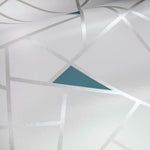 Teal Fracture Peel & Stick Wallpaper - EonShoppee