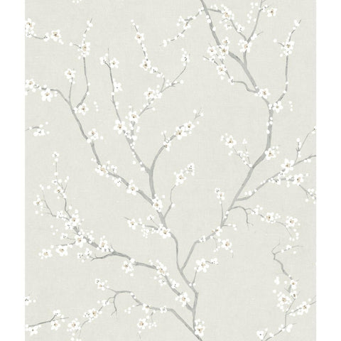 Beige Cherry Blossom Peel & Stick Wallpaper - EonShoppee