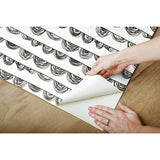 Doodle Scallop Peel & Stick Wallpaper - EonShoppee