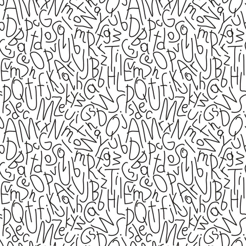Alphabet Jumble Peel & Stick Wallpaper - EonShoppee