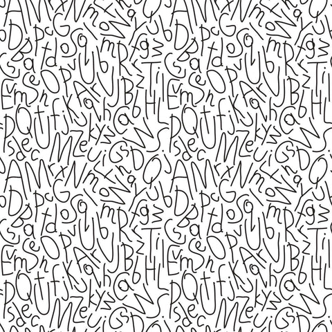 Alphabet Jumble Peel & Stick Wallpaper - EonShoppee