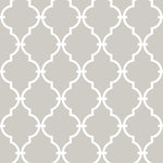 Beige Modern Trellis Peel & Stick Wallpaper - EonShoppee