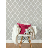 Beige Modern Trellis Peel & Stick Wallpaper - EonShoppee