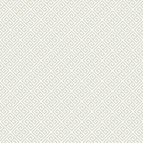 Beige Greek Key Peel & Stick Wallpaper - EonShoppee
