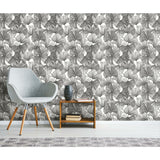 Navy Wave Ogee Peel & Stick Wallpaper - EonShoppee