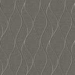 Grey Wave Ogee Peel & Stick Wallpaper - EonShoppee