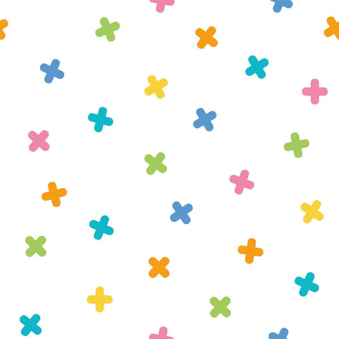 Colorful X Marks The Spot Peel & Stick Wallpaper - EonShoppee