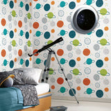 Colorful Planets Peel & Stick Wallpaper - EonShoppee