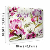 Iris Peel & Stick Wallpaper - EonShoppee