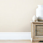 Tan Caning Peel & Stick Wallpaper - EonShoppee