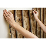 Cabin Logs Peel & Stick Wallpaper - EonShoppee