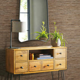 Faux Grasscloth Brown Peel & Stick Wallpaper - EonShoppee