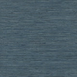 Faux Grasscloth Blue Peel & Stick Wallpaper - EonShoppee