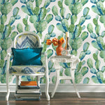 Prickly Pear Cactus Peel & Stick Wallpaper - EonShoppee
